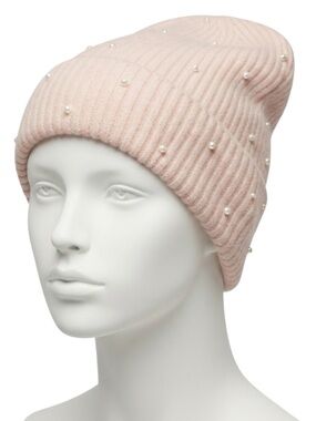 Steve Madden Pearl Accent Beanie (NWT) (Size: OSFM)